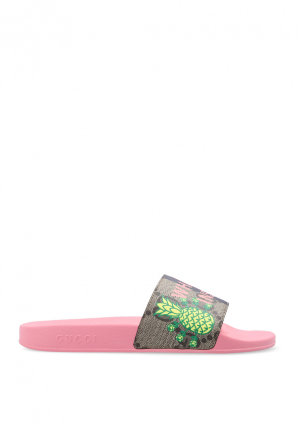 Gucci best sale strawberry slides